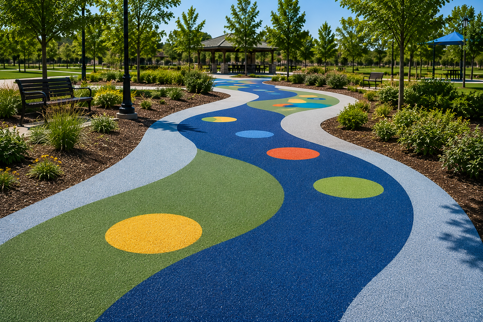 Playground Surfacing Installation