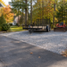 Crushed stone parking